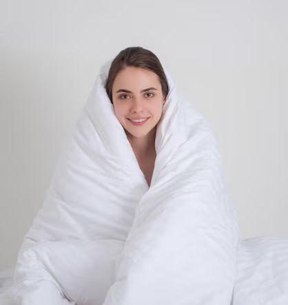 Cobertor para a noiva que está sempre coberta de razão